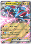 Salamence ex 114/159 Double Rare Journey Together Pokemon Holo Near Mint0