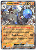 Rampardos ex 045/084 Double Rare Pitch Black Pokemon Holo Near Mint0