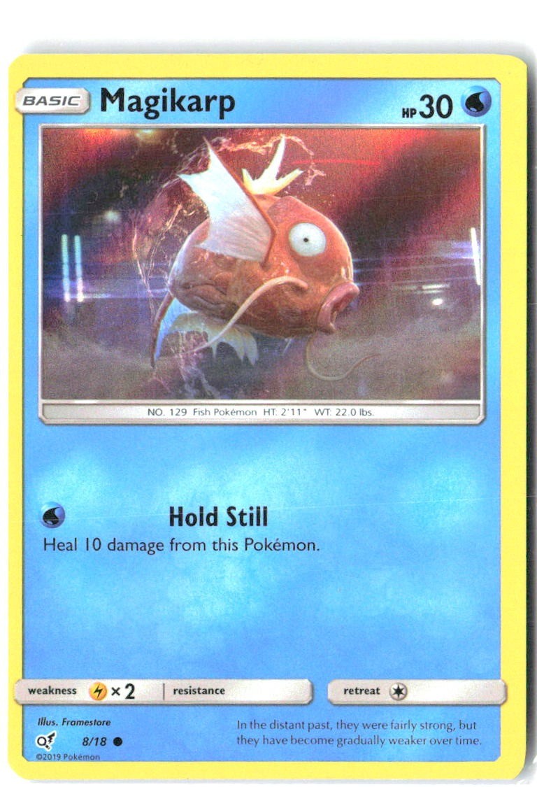 Magikarp 8/18 Common Detective Pikachu Pokemon Holo Near Mint0