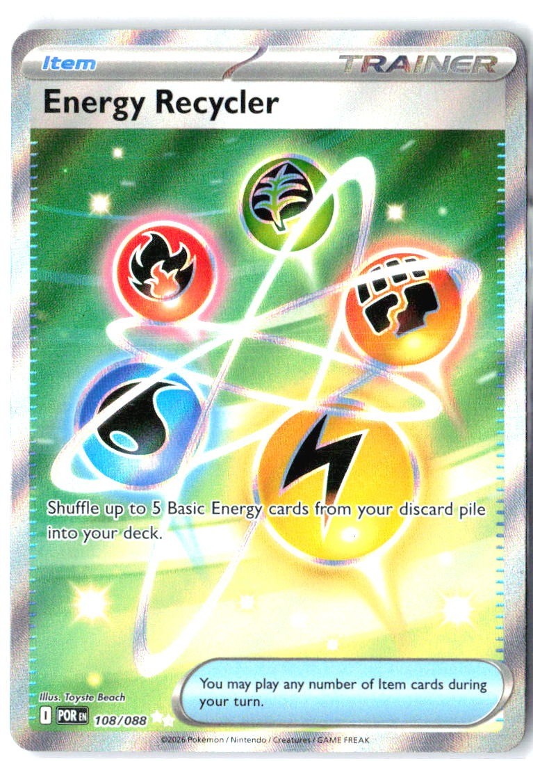 Energy Recycler 108/088 Ultra Rare Perfect Order Pokemon Holo Near Mint0
