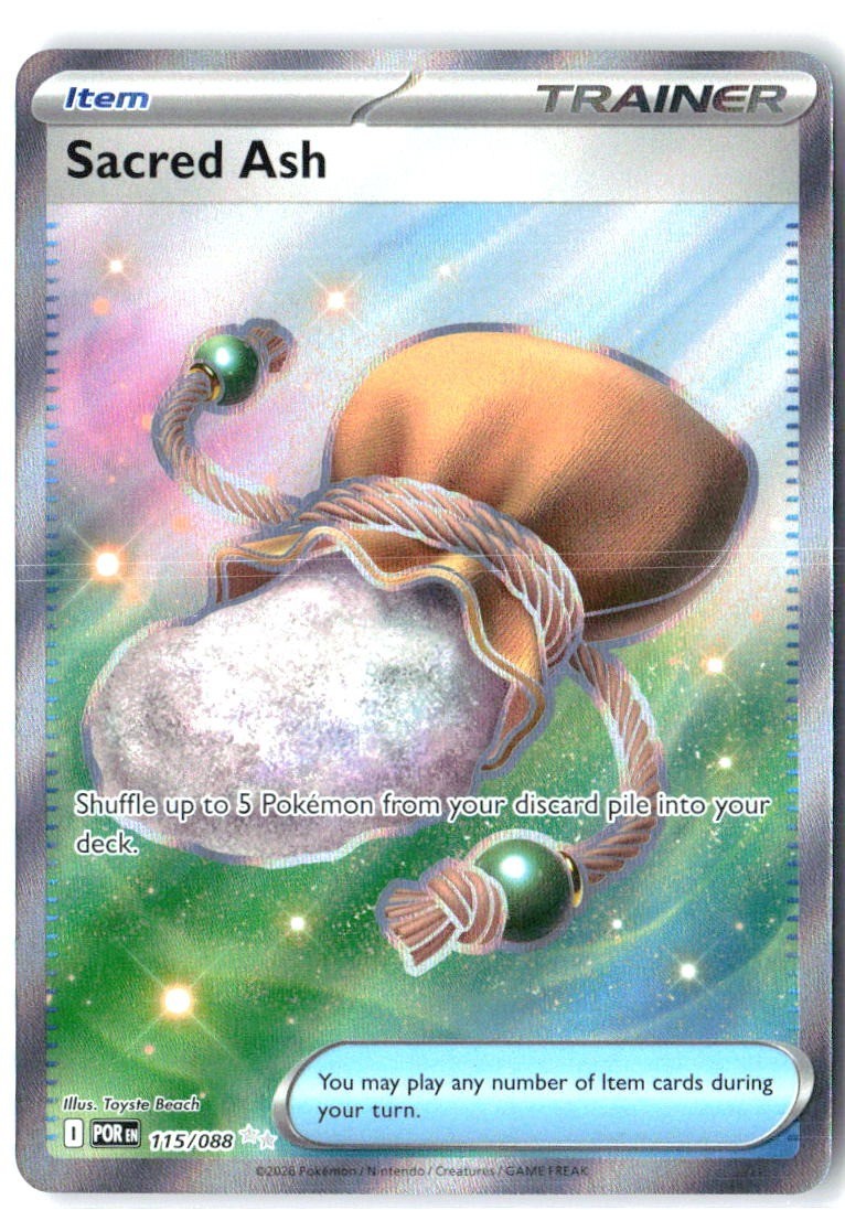Sacred Ash 115/088 Ultra Rare Perfect Order Pokemon Holo Near Mint0