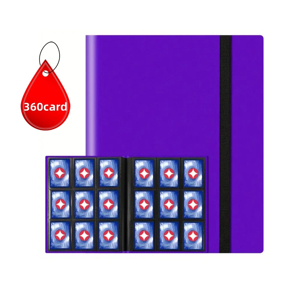 Premium 9-Pocket Zippered TCG Card Binder Portfolio