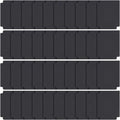 Trading Card Dividers Black Separator Sorting Tray Plastic Dividers Board Game Card Separator making kit