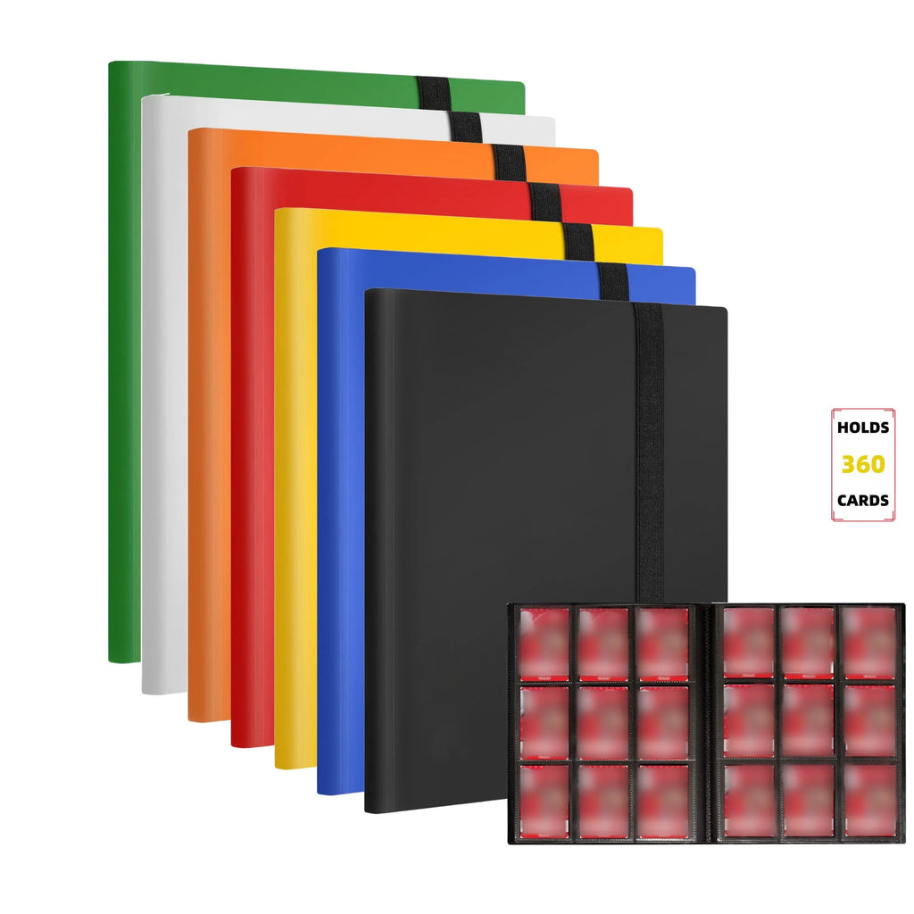 Premium 9-Pocket Zippered TCG Card Binder Portfolio