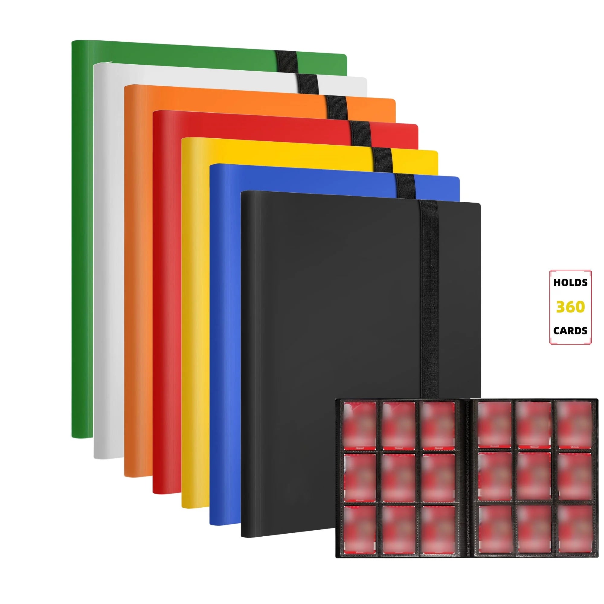 Premium 9-Pocket Zippered TCG Card Binder Portfolio