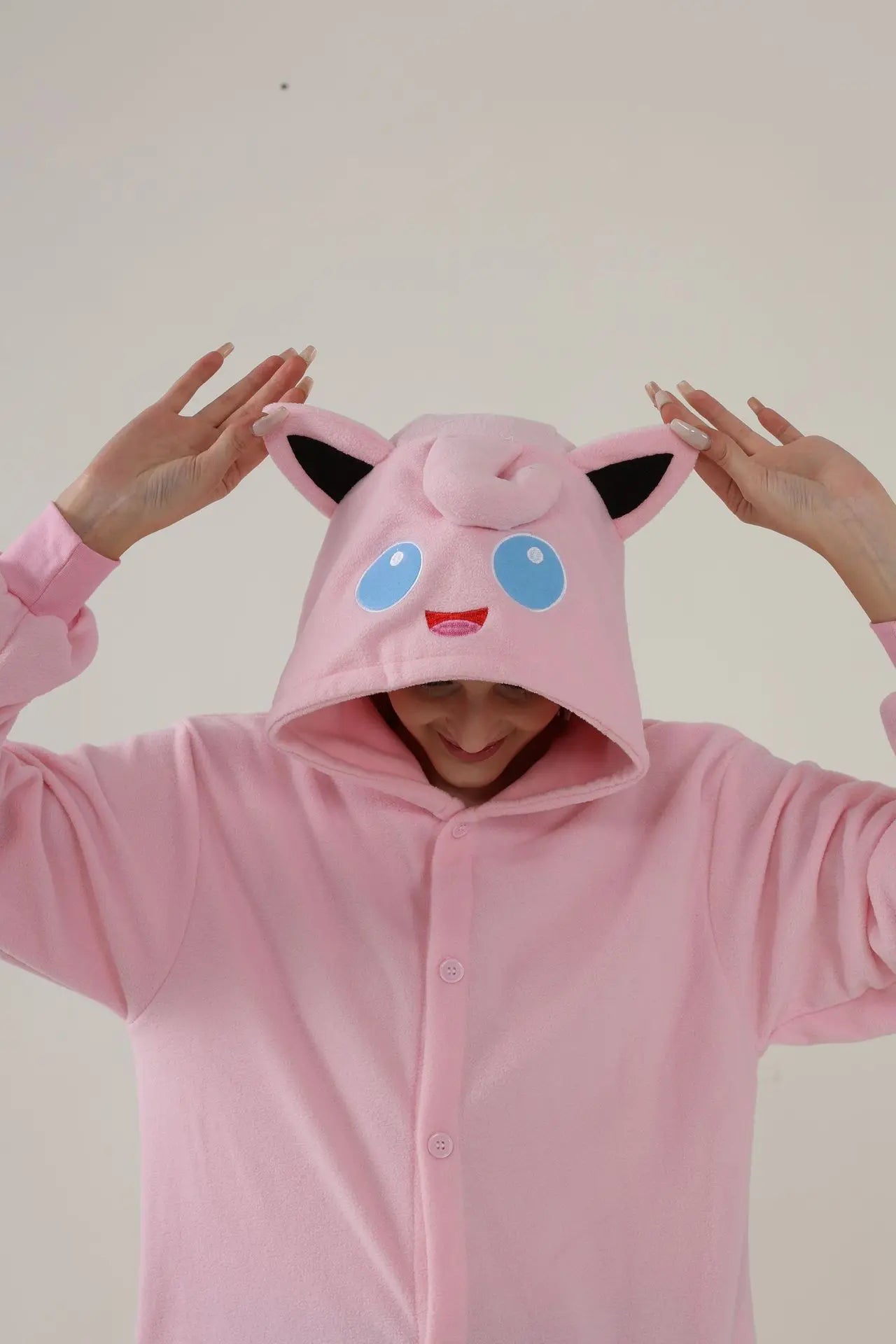 Anime Cartoon Pokemon Pikachu Bulbasaur Gengar One-Piece Pajamas Autumn Winter New Cosplay Casual Home Pajamas Gift for Friends