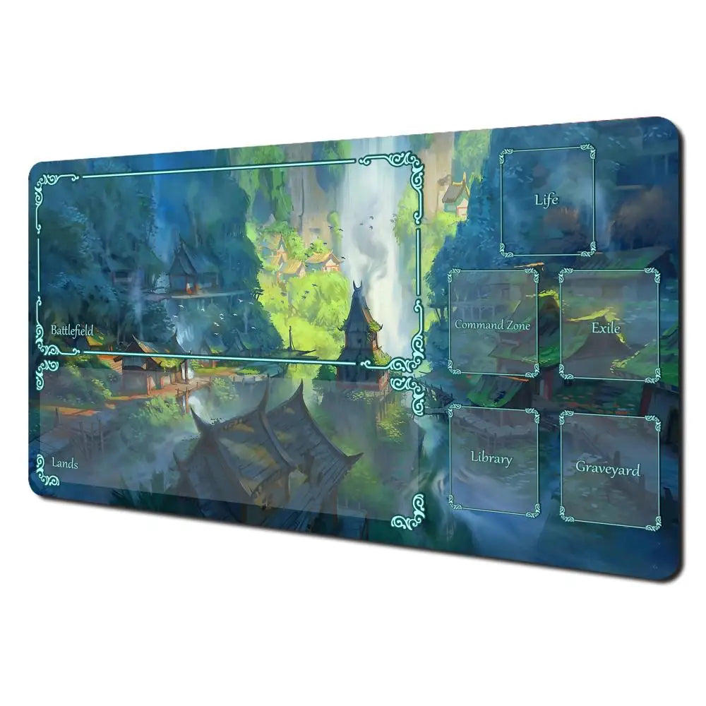 Mysterious Forest Premium Stitched-Edge TCG Playmat