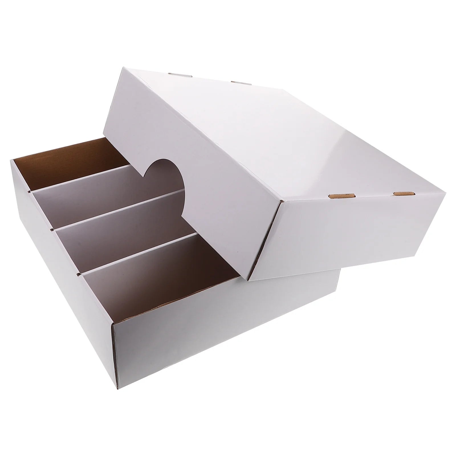Trading Card Storage Box Multi Compartment Large Capacity Cardboard Organizer Dividers For Sports Baseball Basketball Football