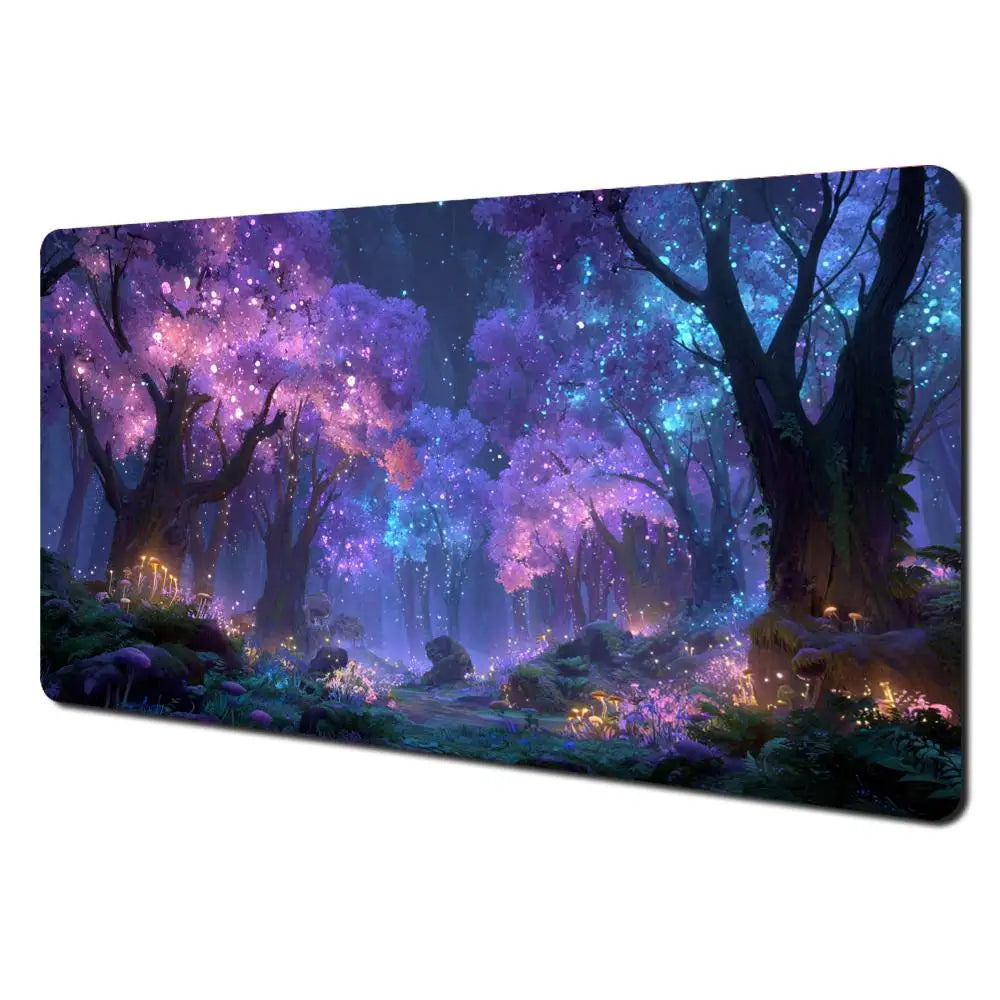 Mysterious Forest Premium Stitched-Edge TCG Playmat