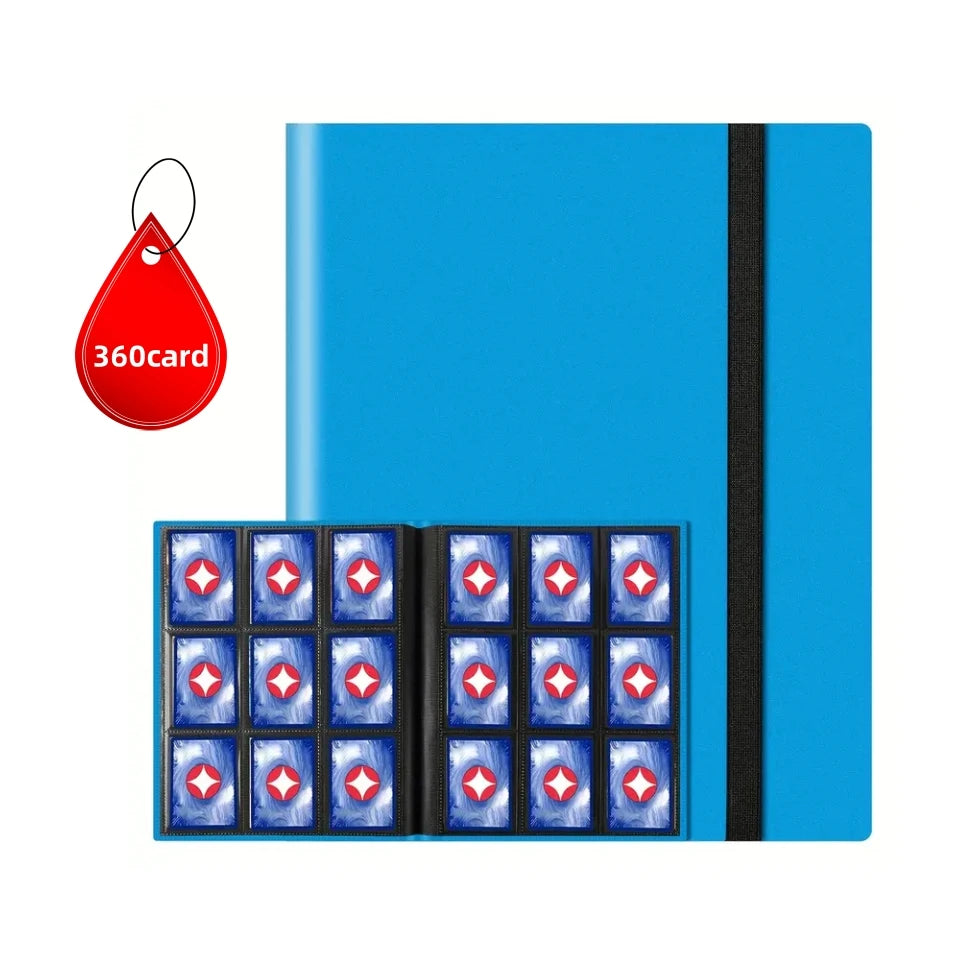 Premium 9-Pocket Zippered TCG Card Binder Portfolio