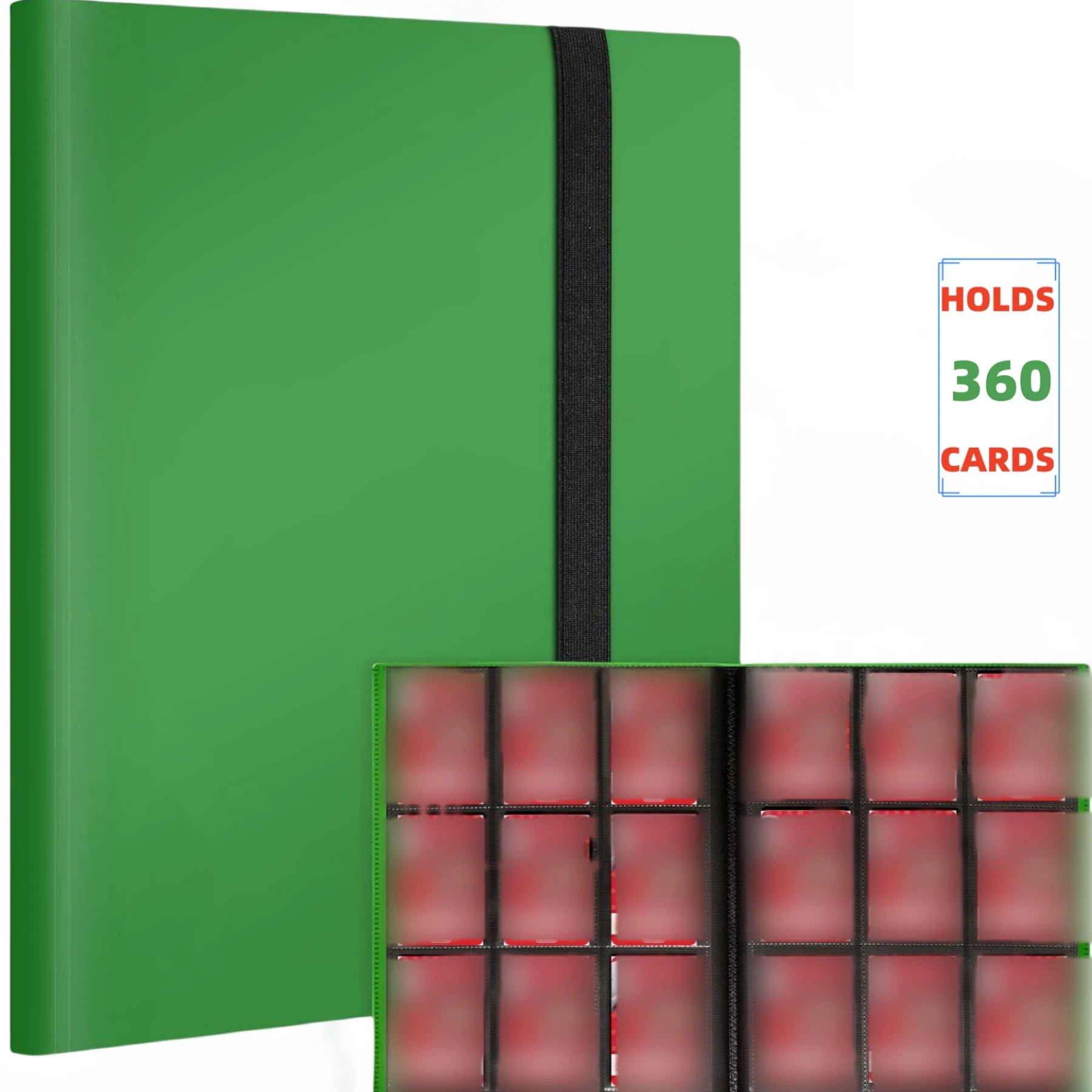 Premium 9-Pocket Zippered TCG Card Binder Portfolio
