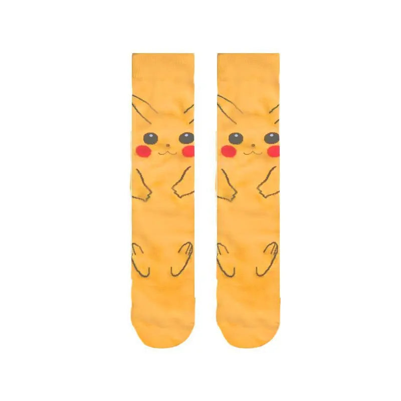 12styles Pokemon Anime Socks Cosplay Cartoon Decoration Kawaii Pikachu Gengar Printed Cotton Sock Breathable Sports Gift for Kid