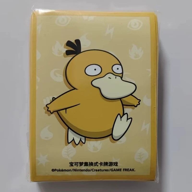 Pokemon Trading Card Game Sleeves Ptcg Scarlet Violet Battle Gift Box Psyduck Mew Card Protectors Chinese Gaming Accessory
