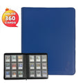 9-Pocket Toploader Binder, Top Loader Binder for Cards, Holds 360, Card Folders for Trading Cards or Sports Cards in 3 X 4''