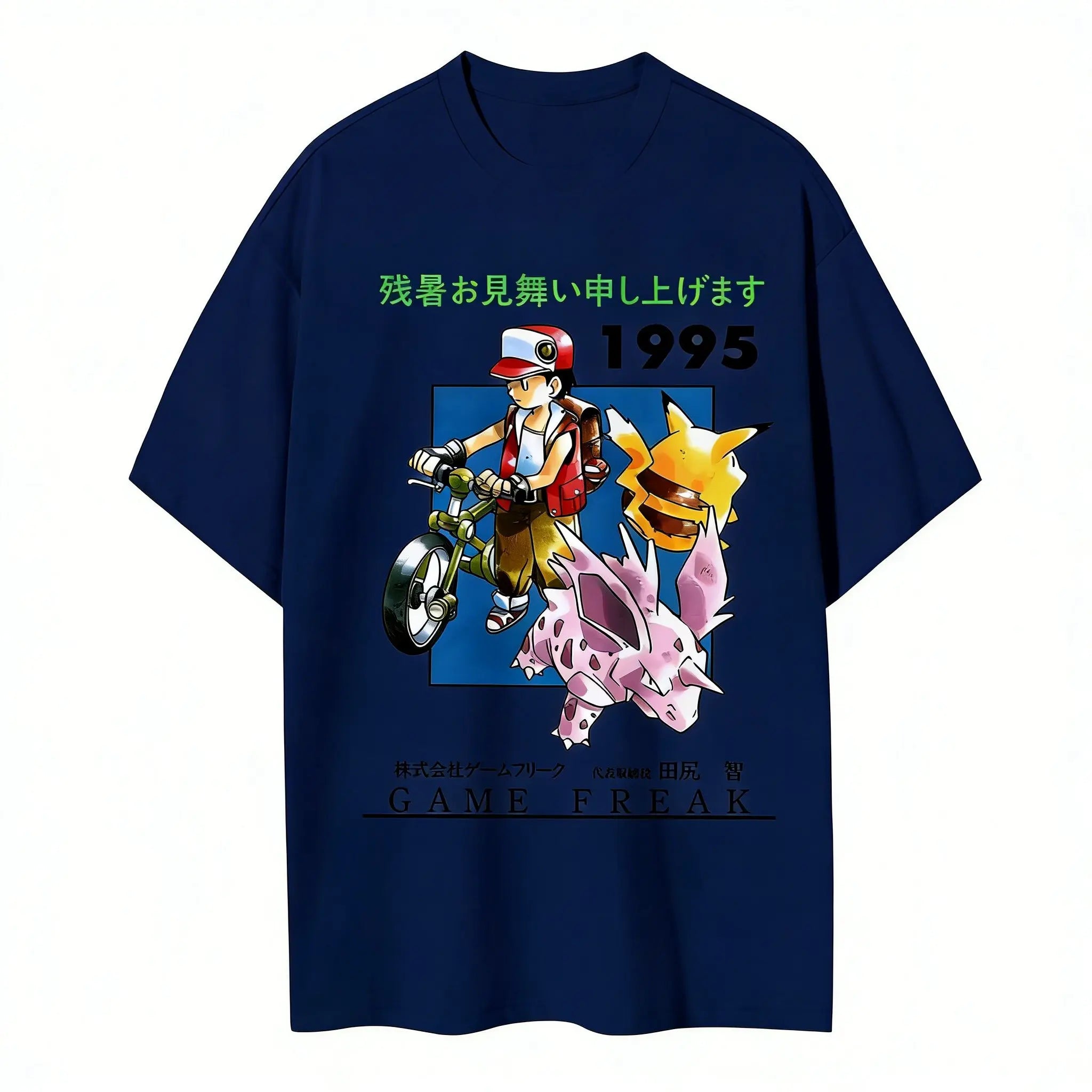 2026 Summer Oversized Pokemon Anime Graphic T Shirt Man Women Casual Cotton Short Sleeve Tee Top Y2k Streetwear Print Clothing