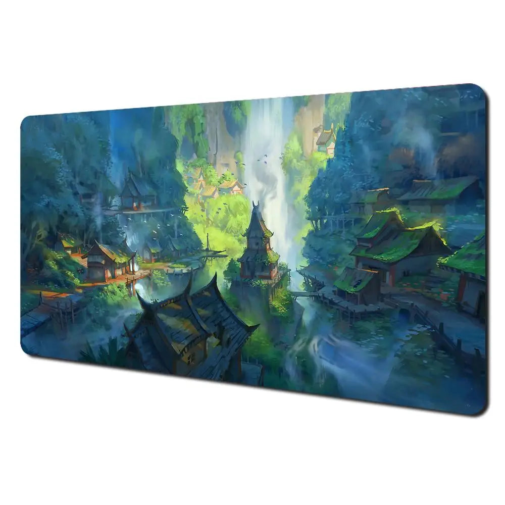 Mysterious Forest Premium Stitched-Edge TCG Playmat