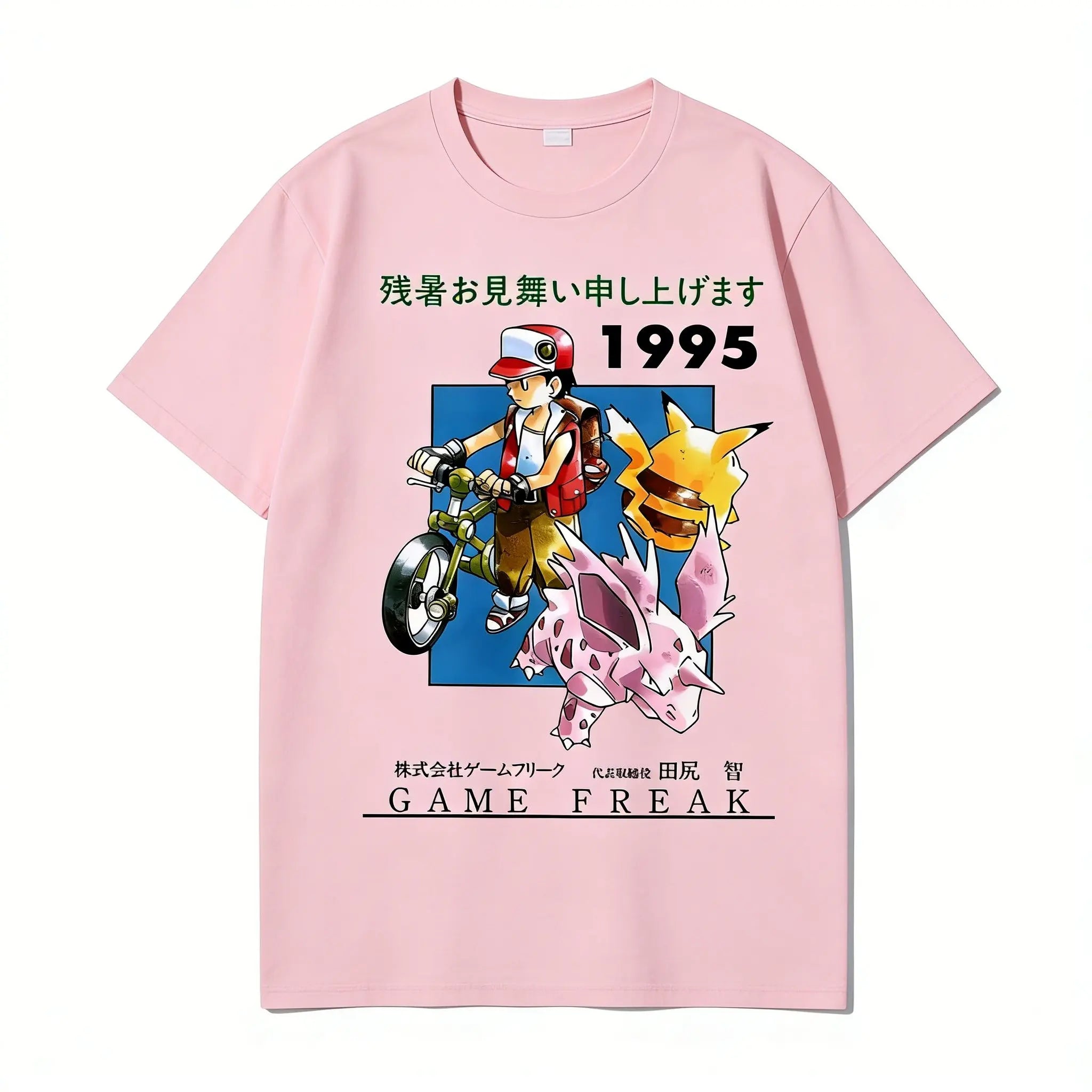 2026 Summer Oversized Pokemon Anime Graphic T Shirt Man Women Casual Cotton Short Sleeve Tee Top Y2k Streetwear Print Clothing