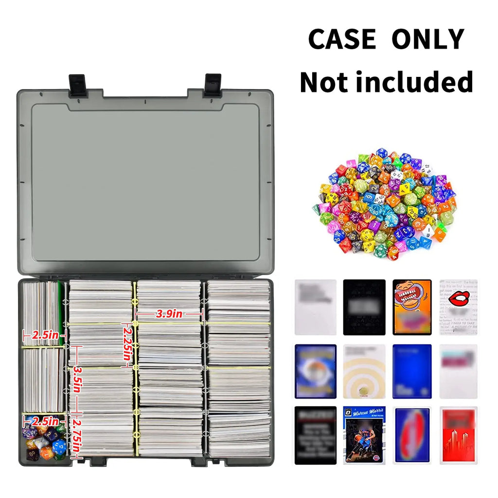 Heavy-Duty Rowed Trading Card Organizer & Storage Bin