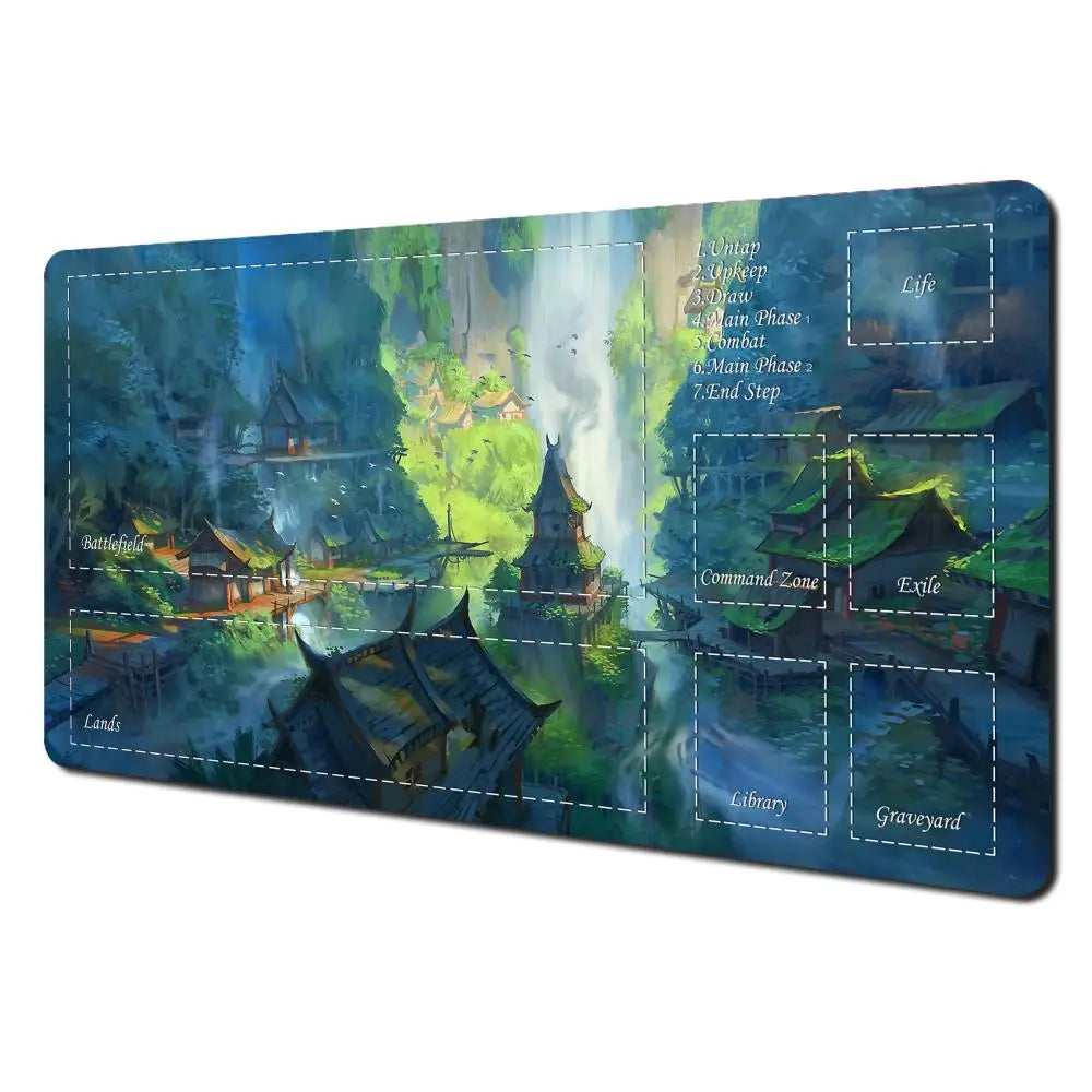Mysterious Forest Premium Stitched-Edge TCG Playmat