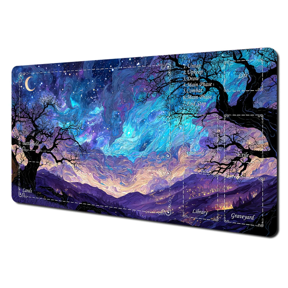 Mysterious Forest Premium Stitched-Edge TCG Playmat