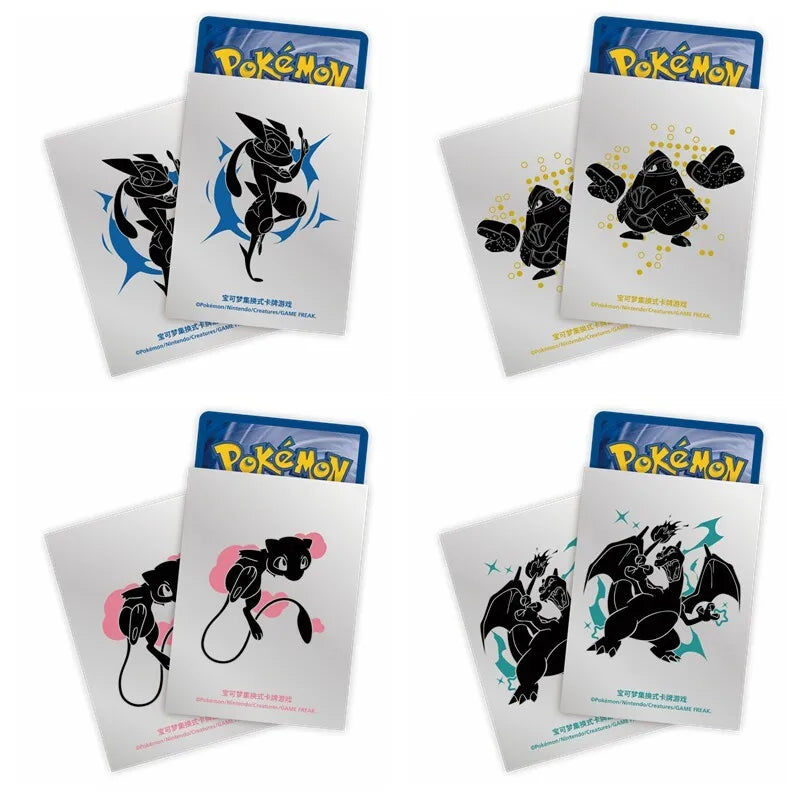 Pokemon Trading Card Game Sleeves Ptcg Scarlet Violet Battle Gift Box Psyduck Mew Card Protectors Chinese Gaming Accessory
