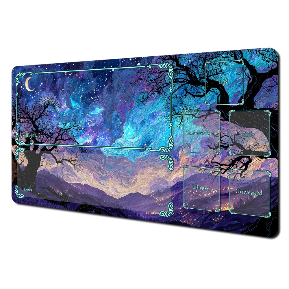 Mysterious Forest Premium Stitched-Edge TCG Playmat