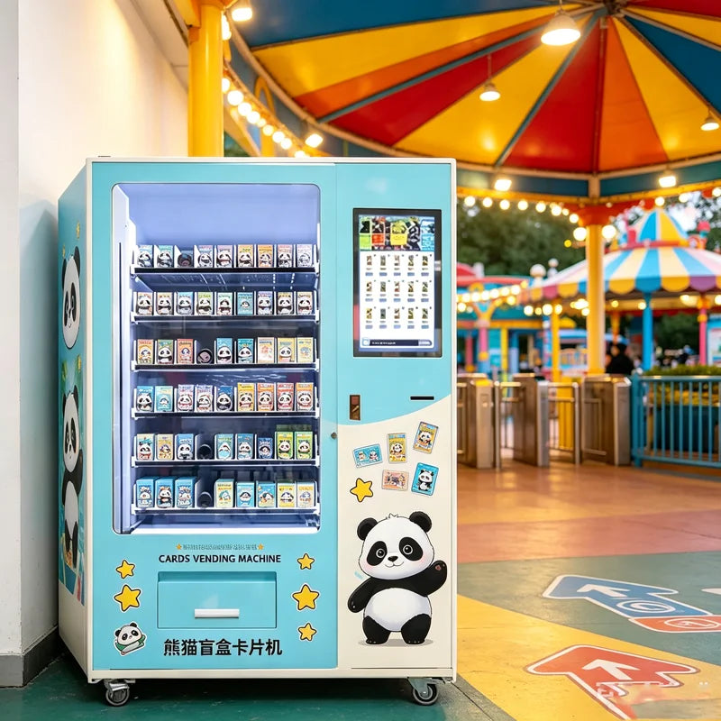 Trading Card Vending Machine Combo Postcard and Blind Cards Vending Machine Self Service Card Dispenser Vending Machine Custom