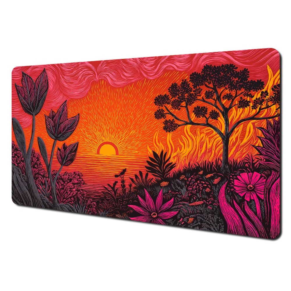 Mysterious Forest Premium Stitched-Edge TCG Playmat