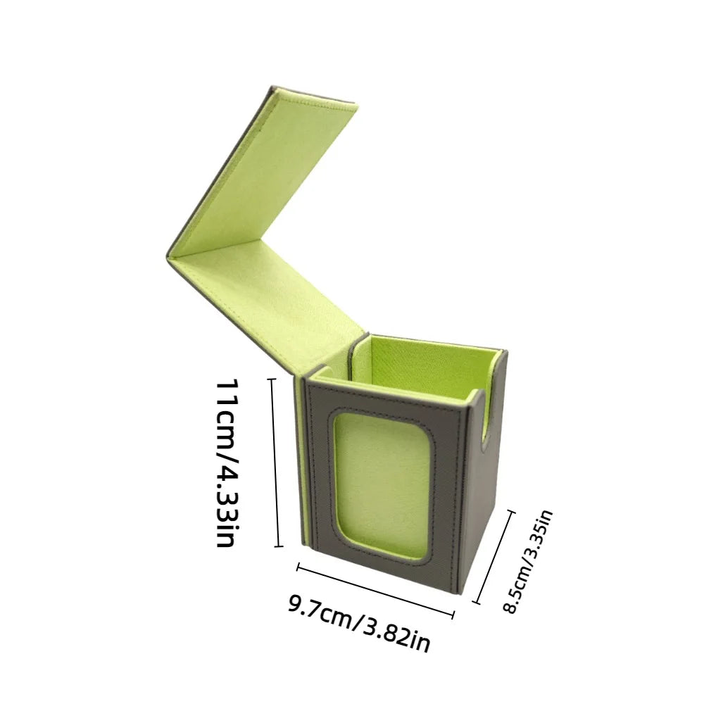Card Deck Storage Box  Commander Card Carrying Organiser Case Trading 3"x 4" magnetic card holder card deck storage
