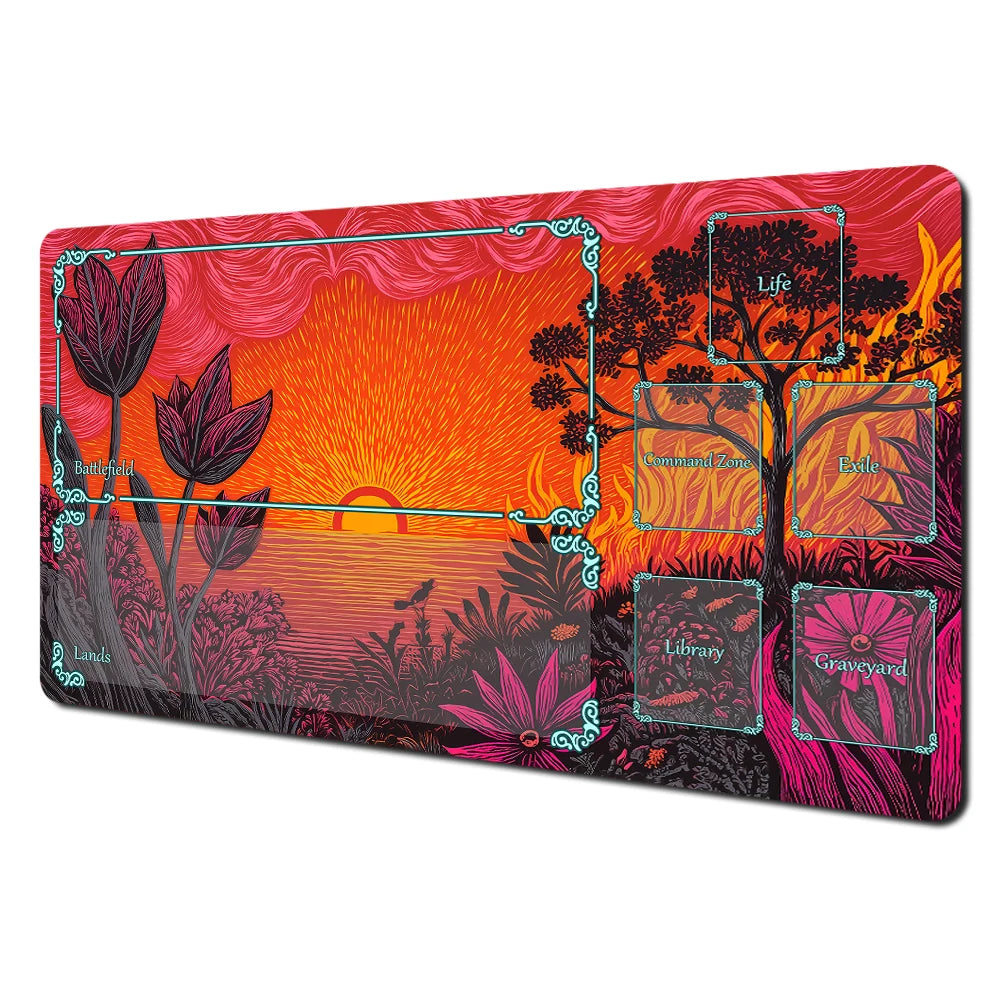 Mysterious Forest Premium Stitched-Edge TCG Playmat