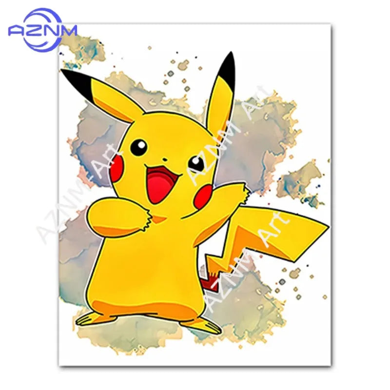 1PC Anime Pokemon Canvas Painting Charmander Squirtle Poster and Print Wall Art Picture Home Decor Kids Gifts