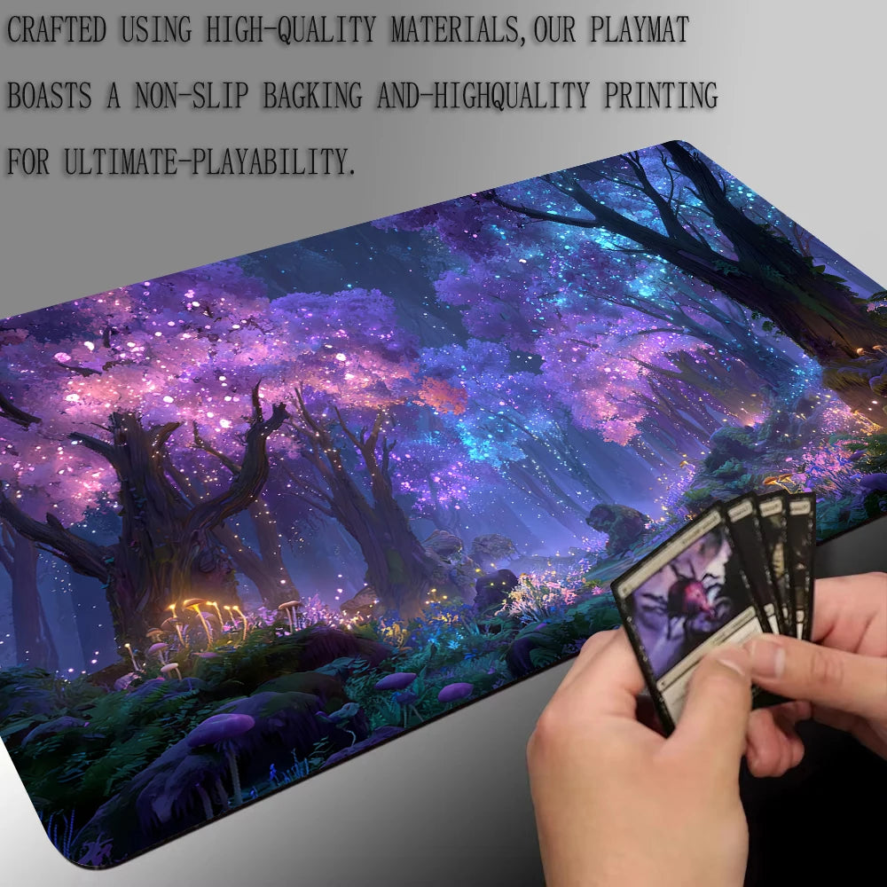Mysterious Forest Premium Stitched-Edge TCG Playmat