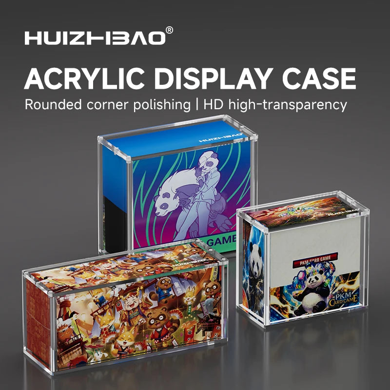 Premium Magnetic Acrylic Display Case for TCG Booster Boxes & ETBs