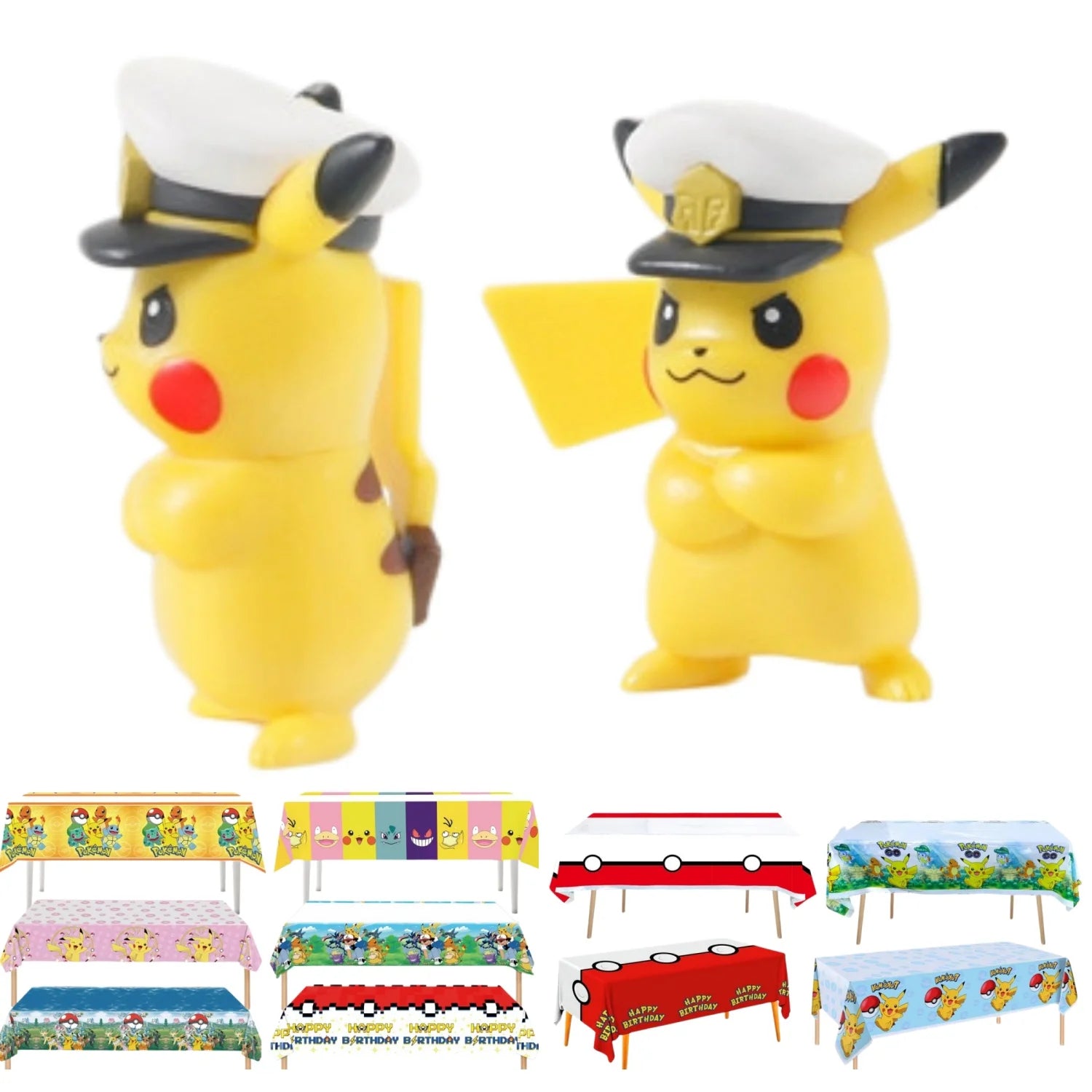 Pokemon Tablecloth Birthday Party Decoration Pikachu Disposable Table Cloth Table Cover Baby Shower Kids Toy Gift Party Supplies