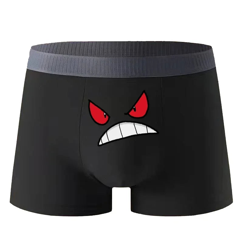 Pokemon Men's Underwear Bulbasaur Squirtle Gengar Charizard Pikachu Anime Kawaii Graphene 3A Antibacterial Underpants Cotton