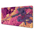 Cyberart Style Fantasy Samurai Design TCG Playmat Magic Card Battle Mat 35X60CM Tapete Magic Mat Non-Slip Durable Stitched Edge