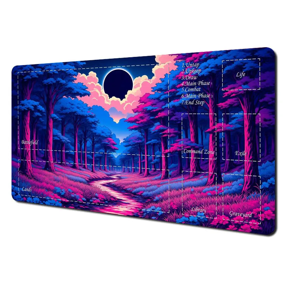 Mysterious Forest Premium Stitched-Edge TCG Playmat
