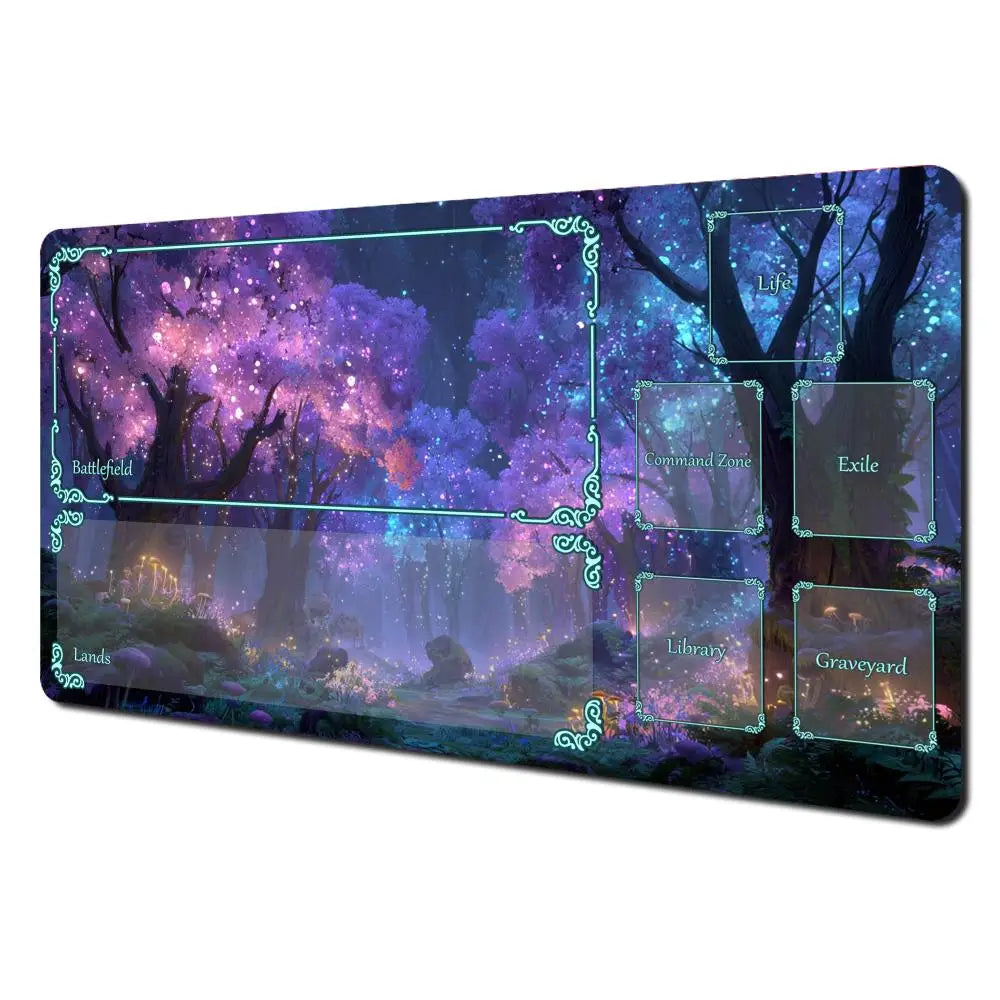 Mysterious Forest Premium Stitched-Edge TCG Playmat