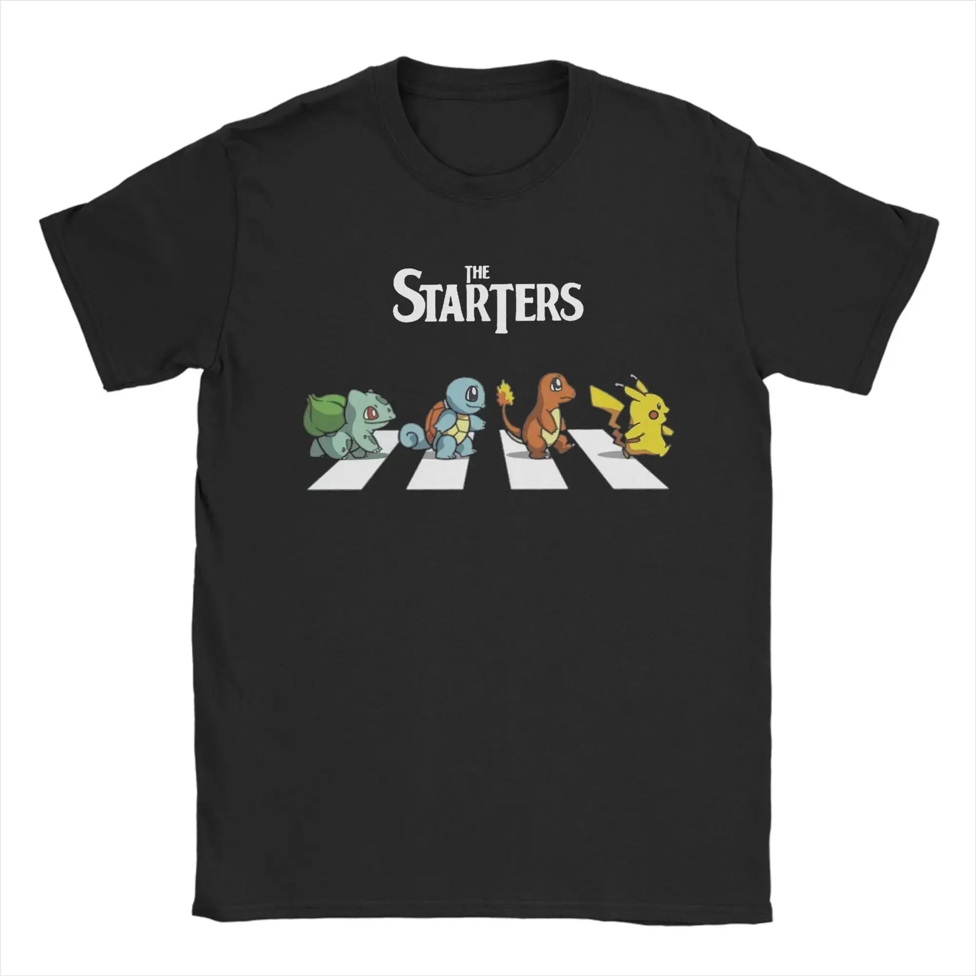 Pokemon T-shirt Men's Pure Cotton Casual T-shirt Round Neck T-shirt Short Sleeve Clothing Summer Sports Casual Short Sleeve Top