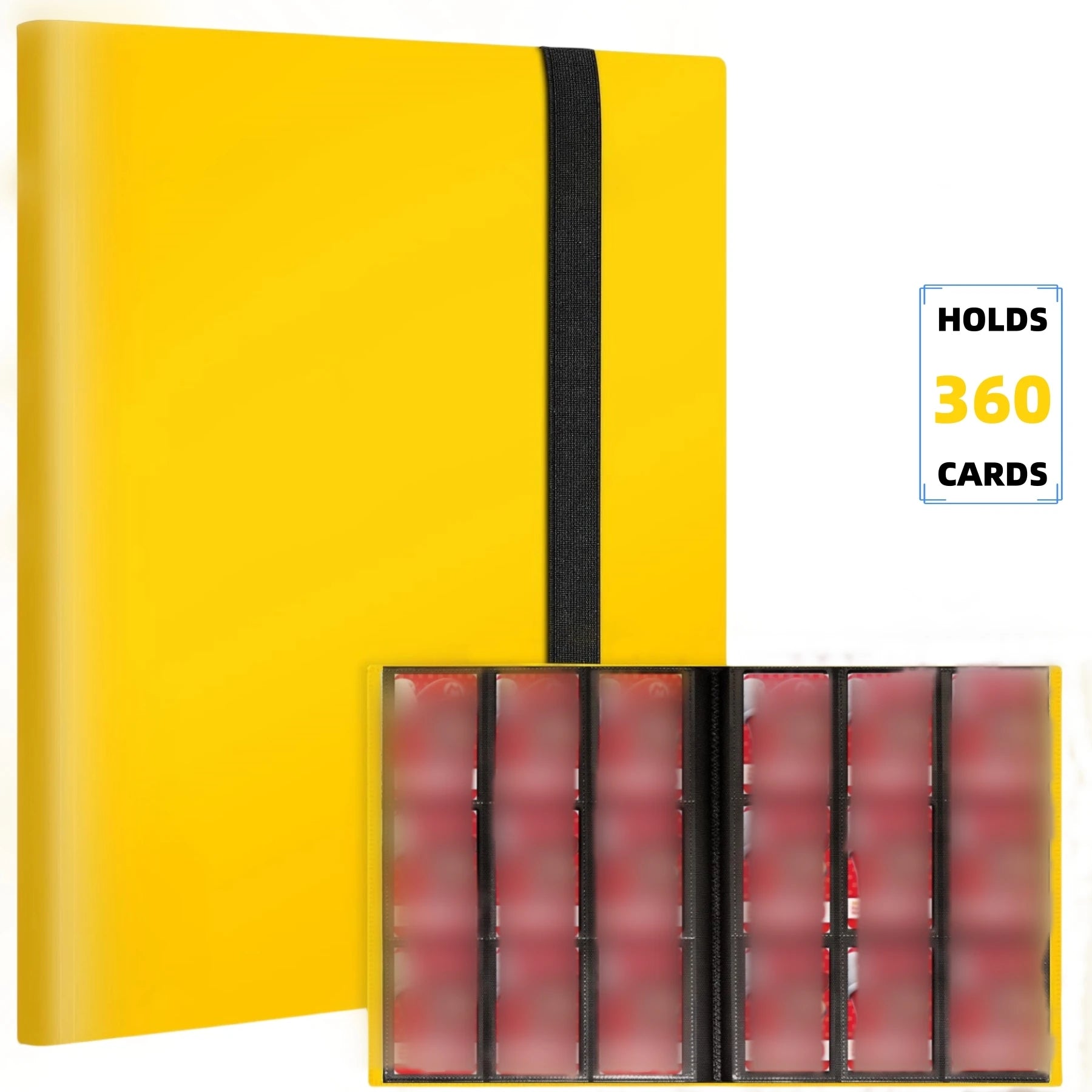 Premium 9-Pocket Zippered TCG Card Binder Portfolio