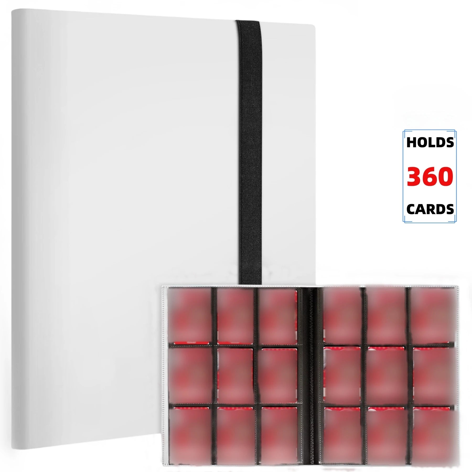 Premium 9-Pocket Zippered TCG Card Binder Portfolio