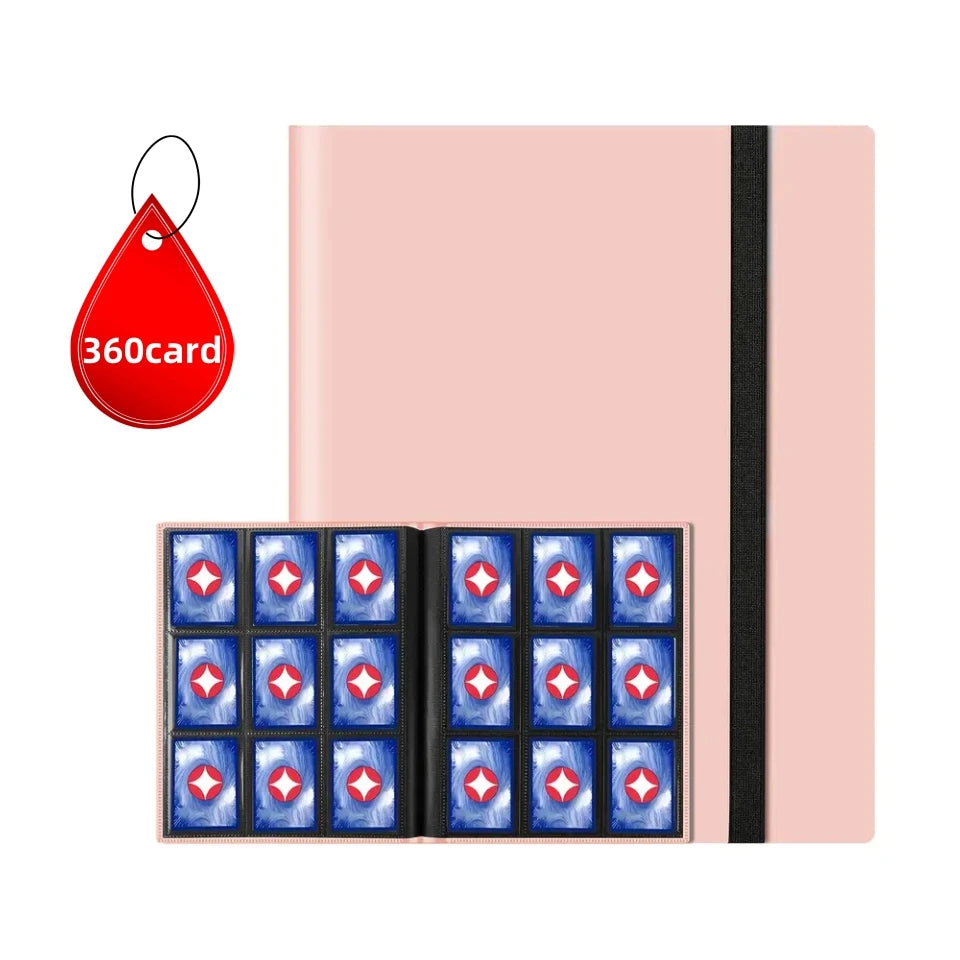 Premium 9-Pocket Zippered TCG Card Binder Portfolio
