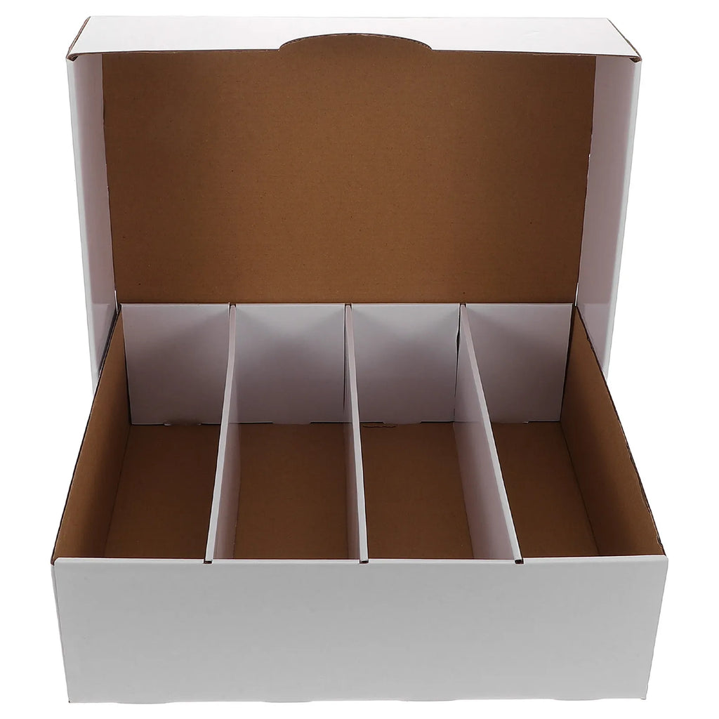 Trading Card Storage Box Multi Compartment Large Capacity Cardboard Organizer Dividers For Sports Baseball Basketball Football