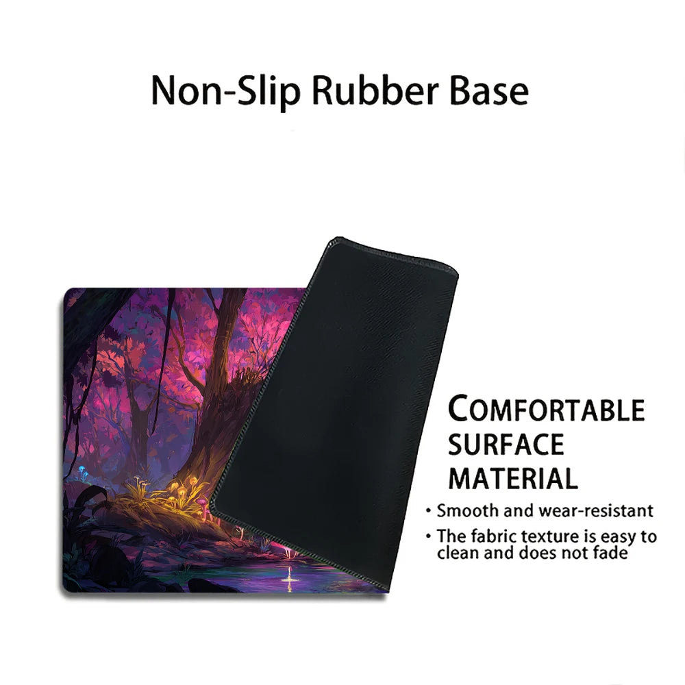 Mysterious Forest Premium Stitched-Edge TCG Playmat