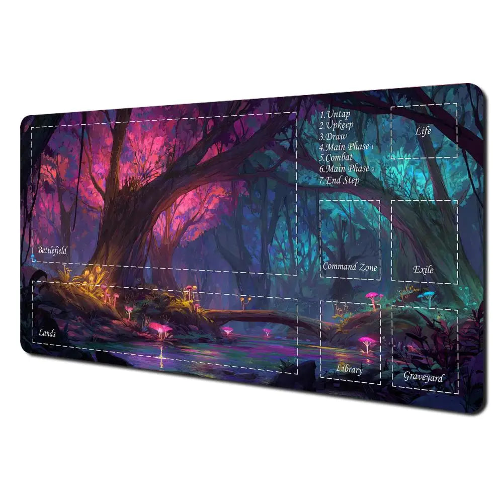 Mysterious Forest Premium Stitched-Edge TCG Playmat