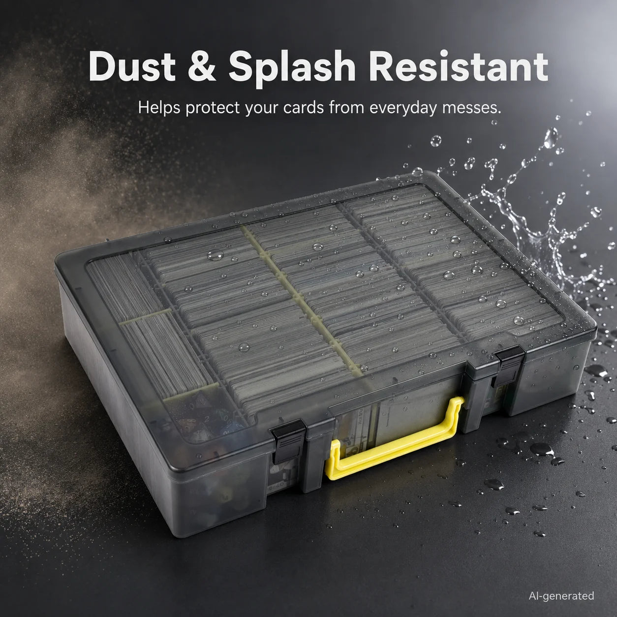 Heavy-Duty Rowed Trading Card Organizer & Storage Bin