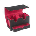 PU Magnetic Game Card Deck Storage Box Double Grid MTG Board Games Commander Card Display Card Box Card Holder Storage Case