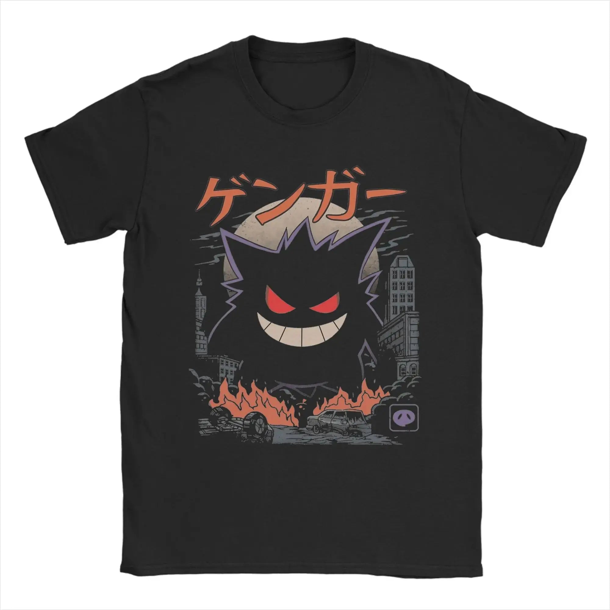 Pokemon T-shirt Men's Pure Cotton Casual T-shirt Round Neck T-shirt Short Sleeve Clothing Summer Sports Casual Short Sleeve Top