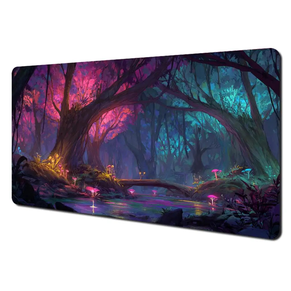 Mysterious Forest Premium Stitched-Edge TCG Playmat