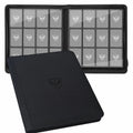 12-Pocket Trading Card Binder, Collectible Card Holder That Can Accommodate 480 Cards, Zippered Premium Card Binder Suitable for Tcg Cards/Game Cards/Sports Cards/Yu-Gi-Oh!, Magic: the Gathering, and Trading Cards